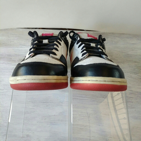 VINTAGE, RARE Nike Dunk Low 6.0 'Pink White Black' m8.5/w10 - Picture 4 of 15